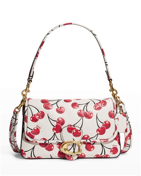 coach cherry print purse